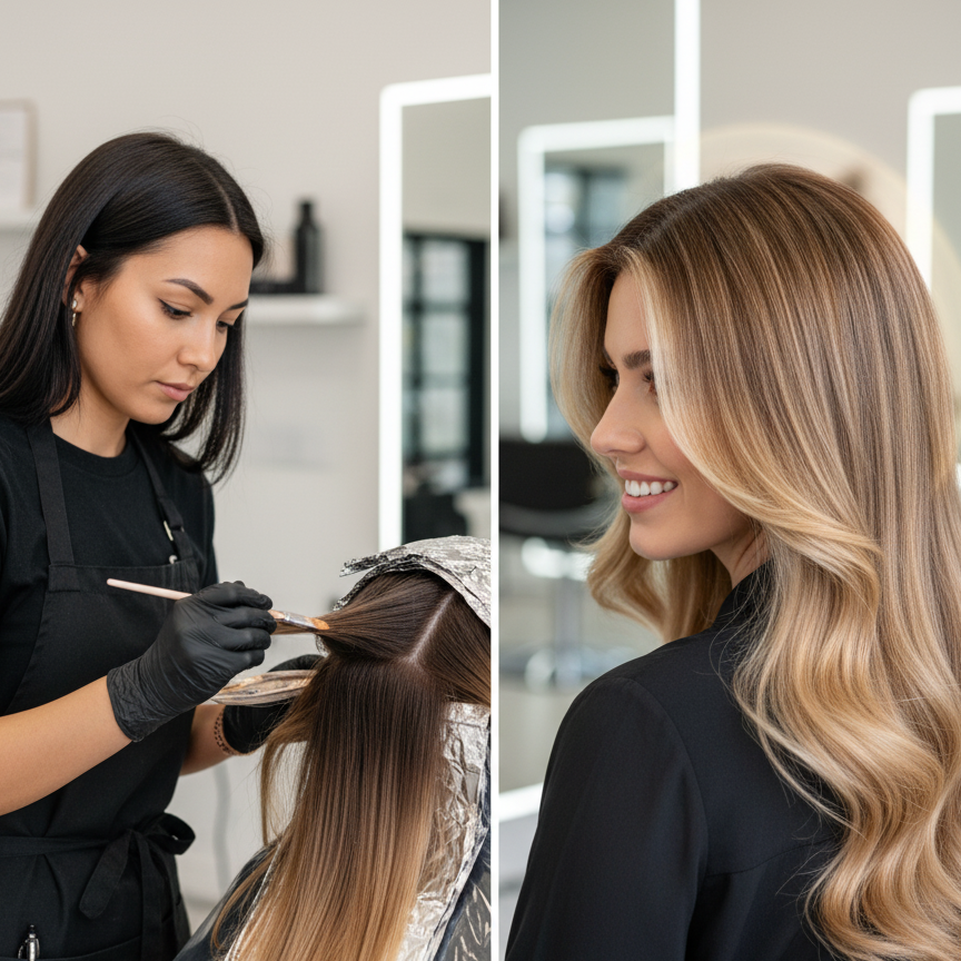 best-balayage-hair-coloring-in-madurai